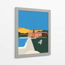 Casa del desierto Kaufmann junto a la piscina - Rosi Feist | Cuadro decorativo de Canvas Lab