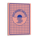 NYC Sunset Society Blue - Rosi Feist | Cuadro decorativo de Canvas Lab