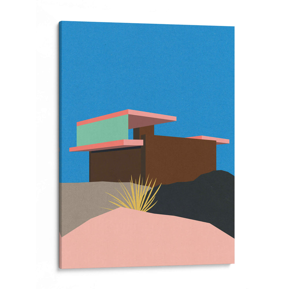 Casa del desierto Kaufmann - Rosi Feist | Cuadro decorativo de Canvas Lab