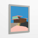 Casa del desierto Kaufmann - Rosi Feist | Cuadro decorativo de Canvas Lab