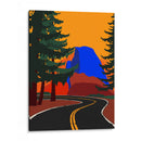 Carretera Clacier con Half Dome - Rosi Feist | Cuadro decorativo de Canvas Lab