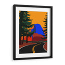 Carretera Clacier con Half Dome - Rosi Feist | Cuadro decorativo de Canvas Lab