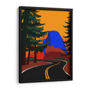 Carretera Clacier con Half Dome - Rosi Feist | Cuadro decorativo de Canvas Lab