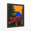 Carretera Clacier con Half Dome - Rosi Feist | Cuadro decorativo de Canvas Lab