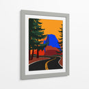 Carretera Clacier con Half Dome - Rosi Feist | Cuadro decorativo de Canvas Lab