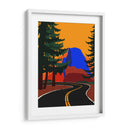 Carretera Clacier con Half Dome - Rosi Feist | Cuadro decorativo de Canvas Lab