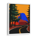 Carretera Clacier con Half Dome - Rosi Feist | Cuadro decorativo de Canvas Lab
