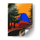 Carretera Clacier con Half Dome - Rosi Feist | Cuadro decorativo de Canvas Lab