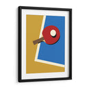 Equipo rojo de tenis de mesa - Rosi Feist | Cuadro decorativo de Canvas Lab