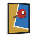Equipo rojo de tenis de mesa - Rosi Feist | Cuadro decorativo de Canvas Lab