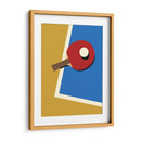 Equipo rojo de tenis de mesa - Rosi Feist | Cuadro decorativo de Canvas Lab