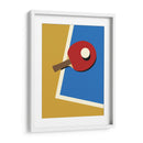 Equipo rojo de tenis de mesa - Rosi Feist | Cuadro decorativo de Canvas Lab
