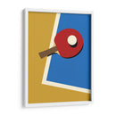 Equipo rojo de tenis de mesa - Rosi Feist | Cuadro decorativo de Canvas Lab