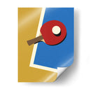 Equipo rojo de tenis de mesa - Rosi Feist | Cuadro decorativo de Canvas Lab