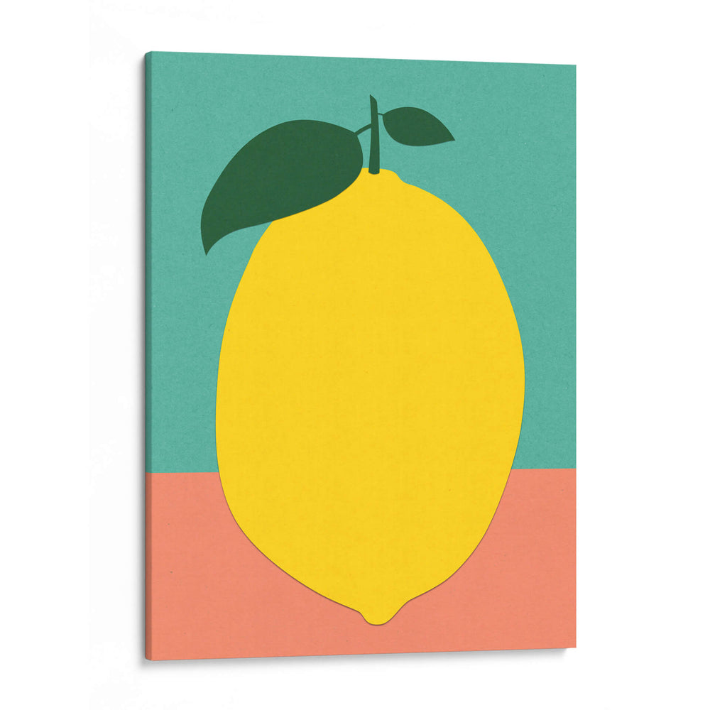 Limón con dos hojas - Rosi Feist | Cuadro decorativo de Canvas Lab