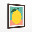 Limón con dos hojas - Rosi Feist | Cuadro decorativo de Canvas Lab