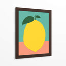 Limón con dos hojas - Rosi Feist | Cuadro decorativo de Canvas Lab