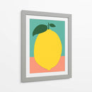Limón con dos hojas - Rosi Feist | Cuadro decorativo de Canvas Lab