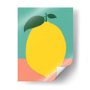 Limón con dos hojas - Rosi Feist | Cuadro decorativo de Canvas Lab