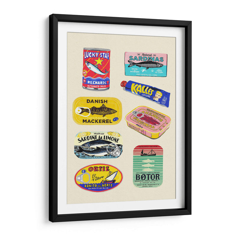 Pescado enlatado - Studio Mandariini | Cuadro decorativo de Canvas Lab