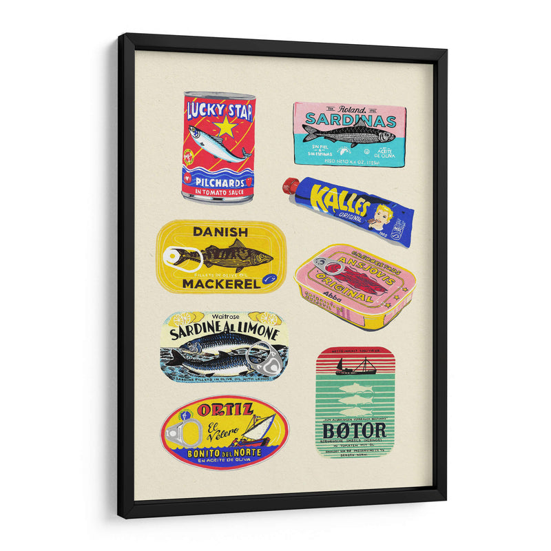 Pescado enlatado - Studio Mandariini | Cuadro decorativo de Canvas Lab
