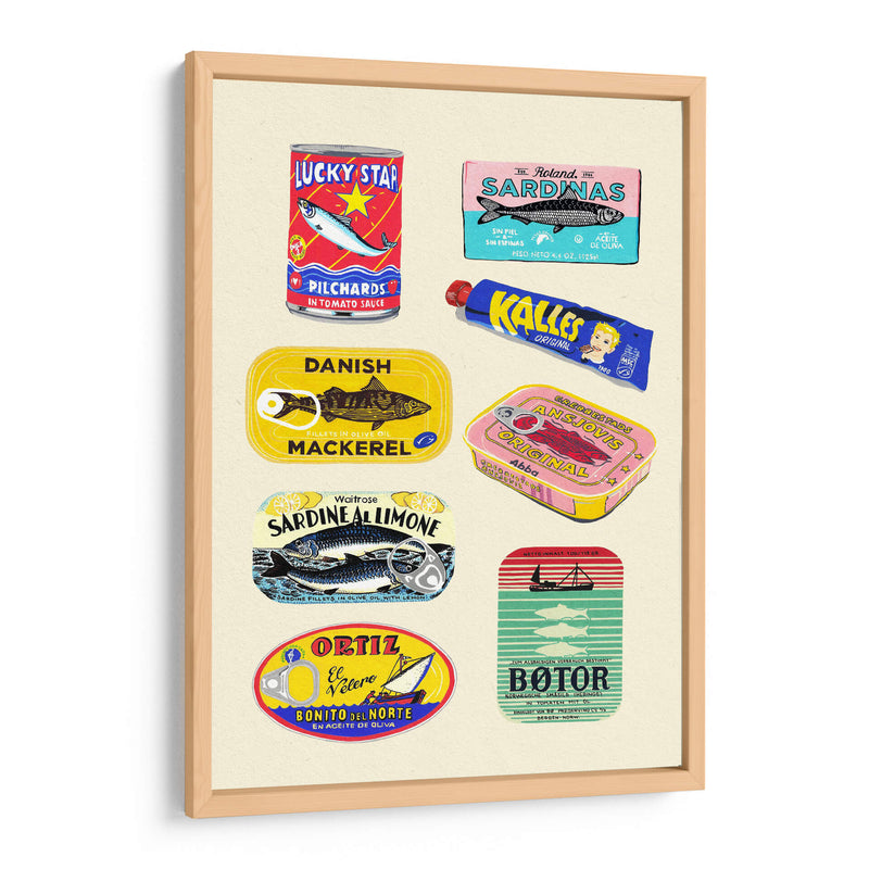 Pescado enlatado - Studio Mandariini | Cuadro decorativo de Canvas Lab