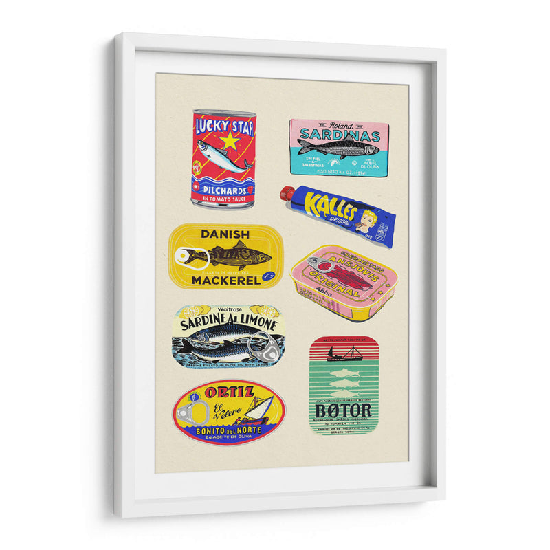 Pescado enlatado - Studio Mandariini | Cuadro decorativo de Canvas Lab