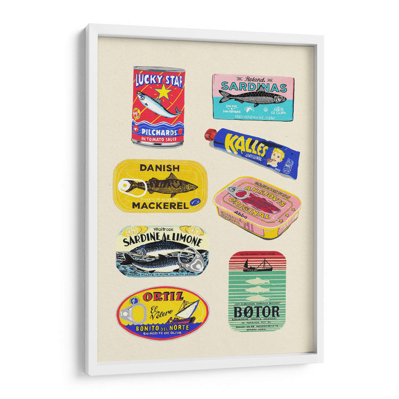 Pescado enlatado - Studio Mandariini | Cuadro decorativo de Canvas Lab