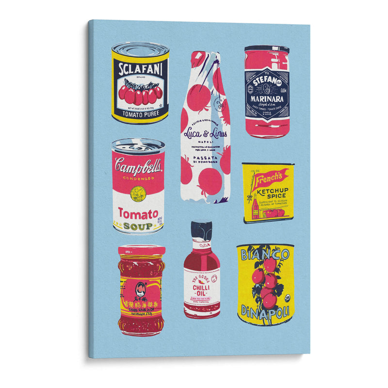 Tomates enlatados - Studio Mandariini | Cuadro decorativo de Canvas Lab