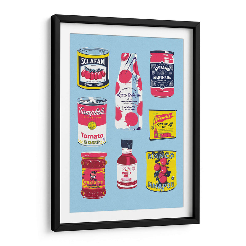 Tomates enlatados - Studio Mandariini | Cuadro decorativo de Canvas Lab