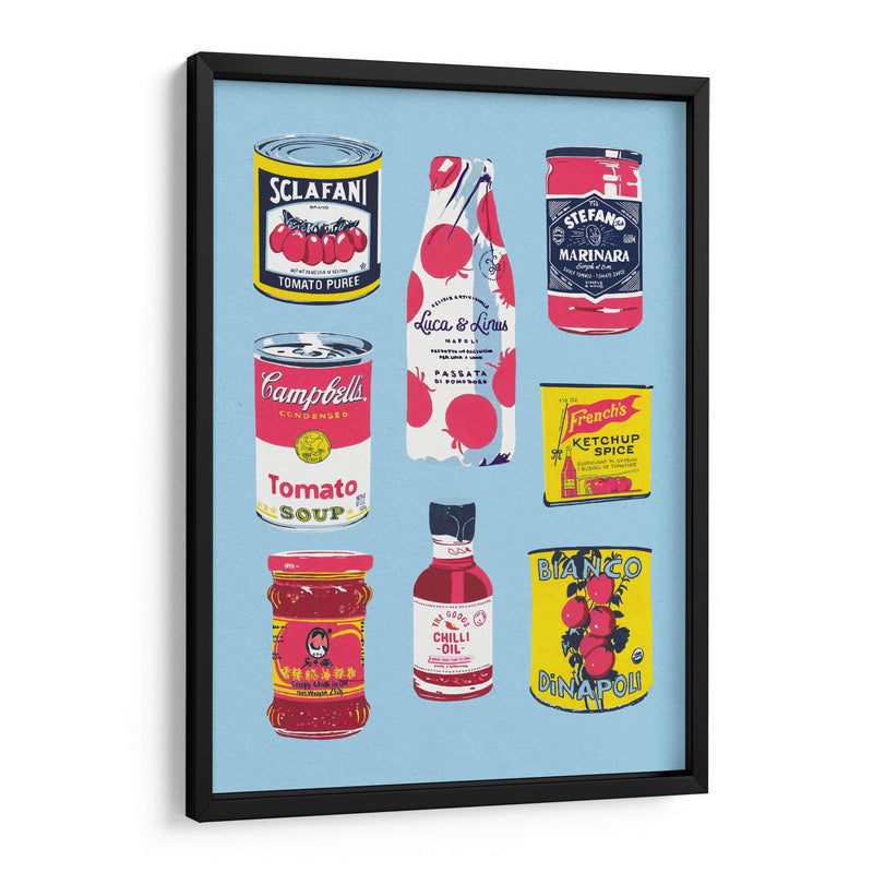Tomates enlatados - Studio Mandariini | Cuadro decorativo de Canvas Lab