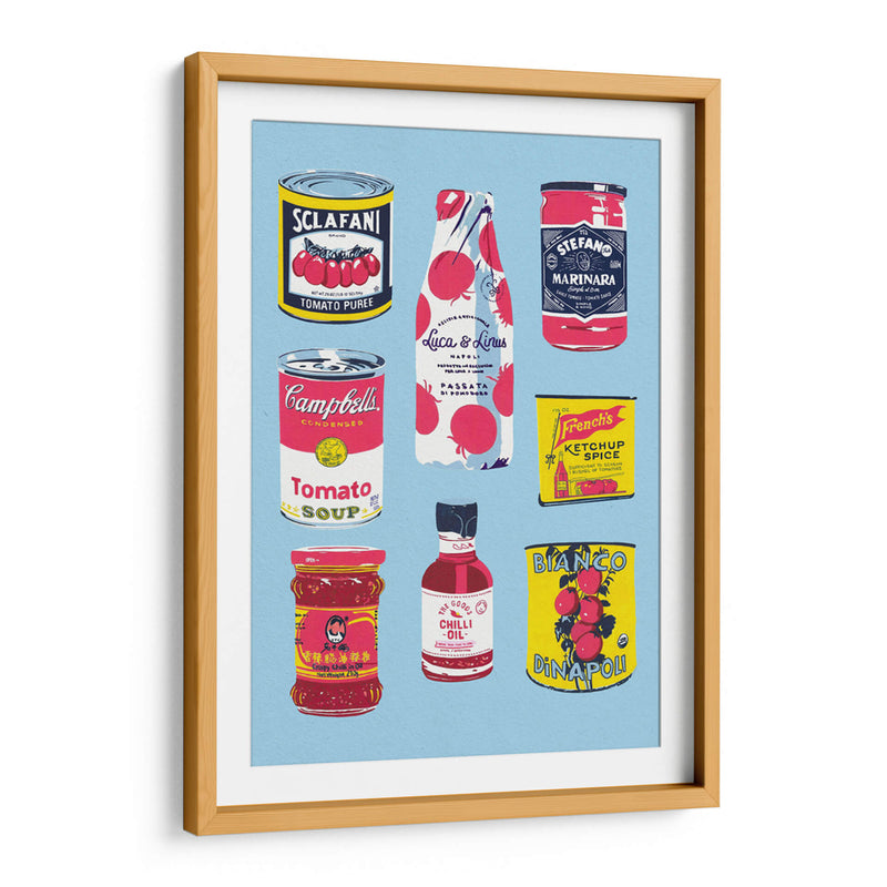Tomates enlatados - Studio Mandariini | Cuadro decorativo de Canvas Lab