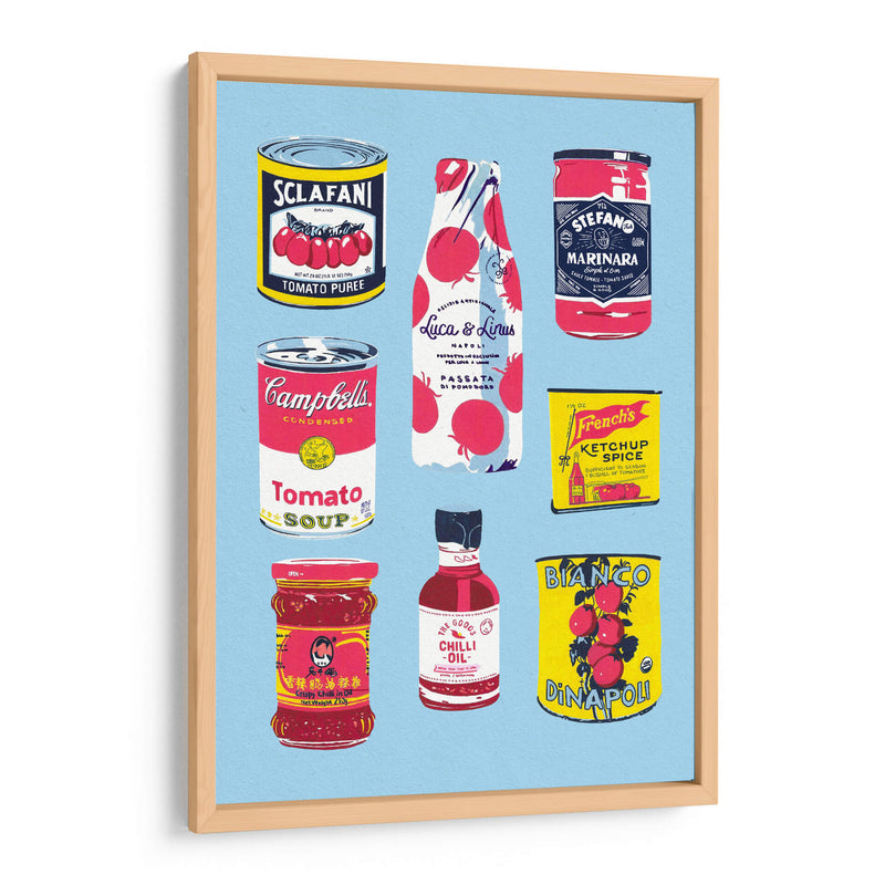 Tomates enlatados - Studio Mandariini | Cuadro decorativo de Canvas Lab