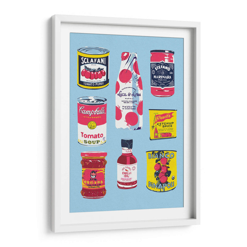 Tomates enlatados - Studio Mandariini | Cuadro decorativo de Canvas Lab