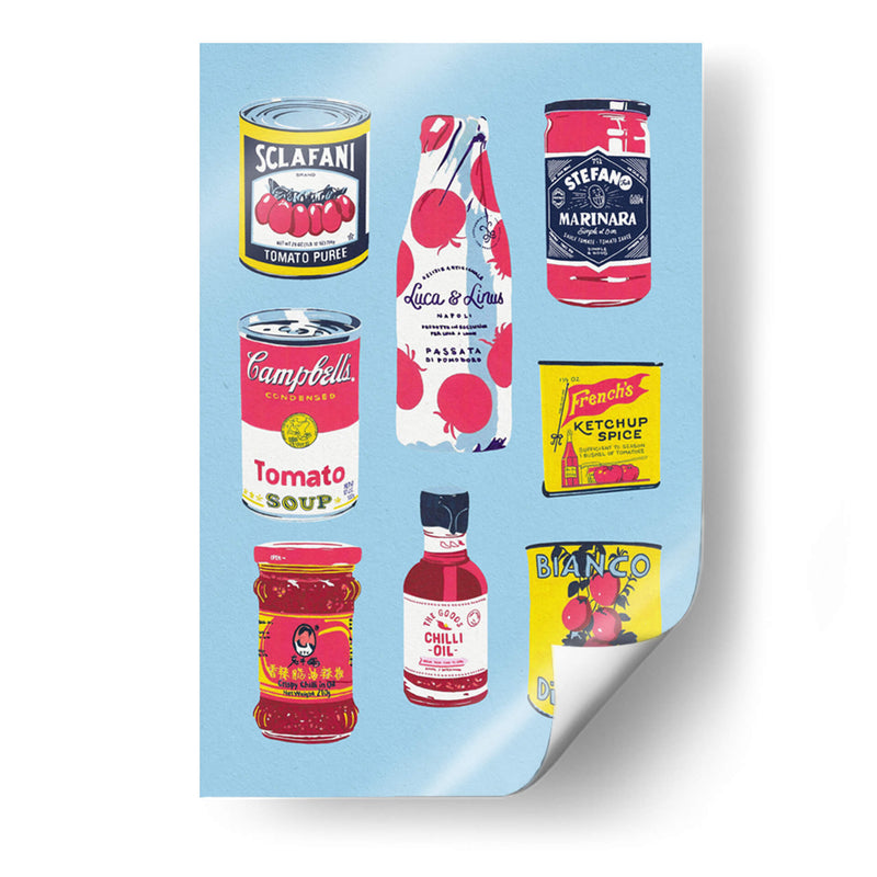 Tomates enlatados - Studio Mandariini | Cuadro decorativo de Canvas Lab