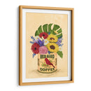 Flores en una lata de café Vintage - Raissa Oltmanns | Cuadro decorativo de Canvas Lab