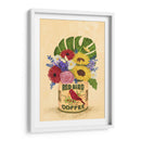 Flores en una lata de café Vintage - Raissa Oltmanns | Cuadro decorativo de Canvas Lab