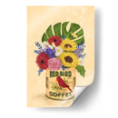 Flores en una lata de café Vintage - Raissa Oltmanns | Cuadro decorativo de Canvas Lab