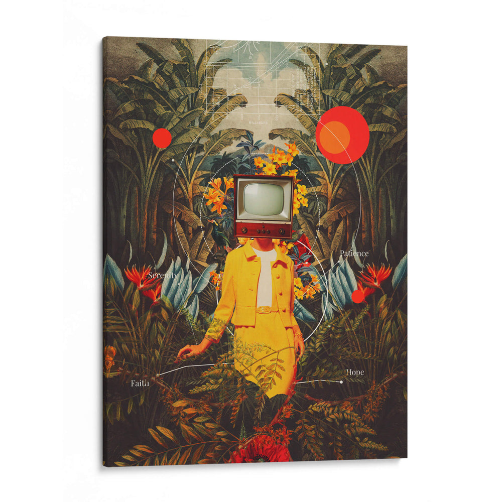 Ella vino de la intemperie - Frank Moth | Cuadro decorativo de Canvas Lab