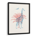 Jirafa 3D - Florent Bodart | Cuadro decorativo de Canvas Lab
