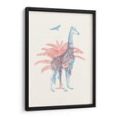 Jirafa 3D - Florent Bodart | Cuadro decorativo de Canvas Lab