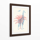 Jirafa 3D - Florent Bodart | Cuadro decorativo de Canvas Lab