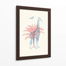 Jirafa 3D - Florent Bodart | Cuadro decorativo de Canvas Lab
