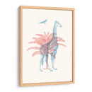 Jirafa 3D - Florent Bodart | Cuadro decorativo de Canvas Lab