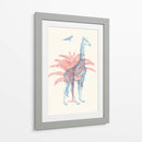 Jirafa 3D - Florent Bodart | Cuadro decorativo de Canvas Lab