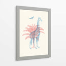Jirafa 3D - Florent Bodart | Cuadro decorativo de Canvas Lab
