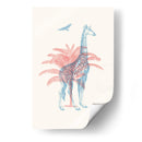 Jirafa 3D - Florent Bodart | Cuadro decorativo de Canvas Lab