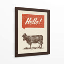 Hello! Says the Cow - Florent Bodart | Cuadro decorativo de Canvas Lab