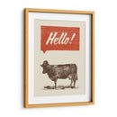 Hello! Says the Cow - Florent Bodart | Cuadro decorativo de Canvas Lab
