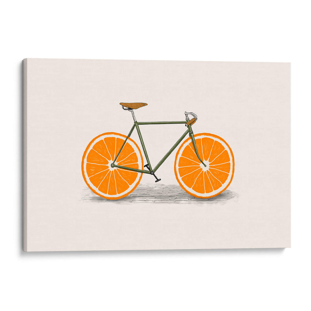 Ruedas Naranjas - Florent Bodart | Cuadro decorativo de Canvas Lab